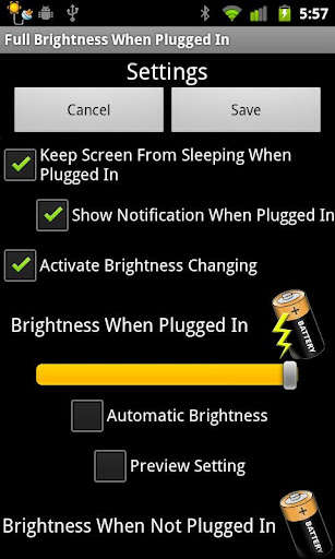 Run android online APK Full Brightness When Plugged I from MyAndroid or emulate Full Brightness When Plugged I using MyAndroid