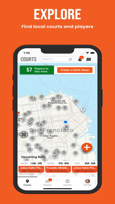 Emulate iPhone app Fullcourt: Pickup Basketball using MyAndroid Emulate iPhone app Fullcourt: Pickup Basketball using MyAndroid