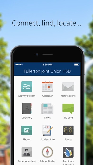Emulate iPhone app Fullerton Joint Union HSD using MyAndroid Emulate iPhone app Fullerton Joint Union HSD using MyAndroid