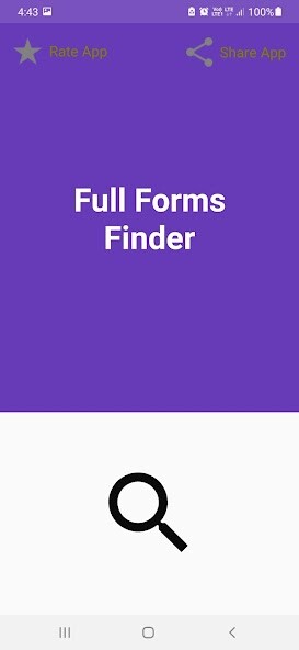 Run android online APK Full Forms Finder from MyAndroid or emulate Full Forms Finder using MyAndroid