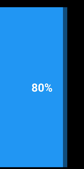 Run android online APK Fullscreen Battery Indicator from MyAndroid or emulate Fullscreen Battery Indicator using MyAndroid