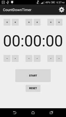 Emulate Android APK FullScreenCountDownTimer Emulate Android APK FullScreenCountDownTimer