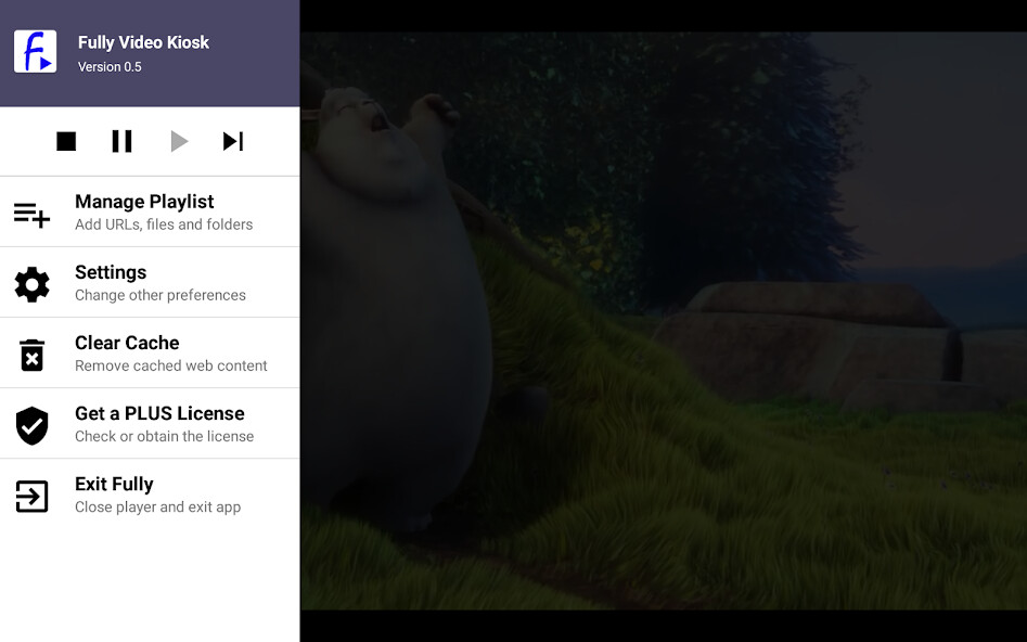 Run android online APK Fully Video Kiosk from MyAndroid or emulate Fully Video Kiosk using MyAndroid