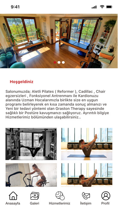 Emulate iPhone app Fulya Pilates Studio using MyAndroid Emulate iPhone app Fulya Pilates Studio using MyAndroid