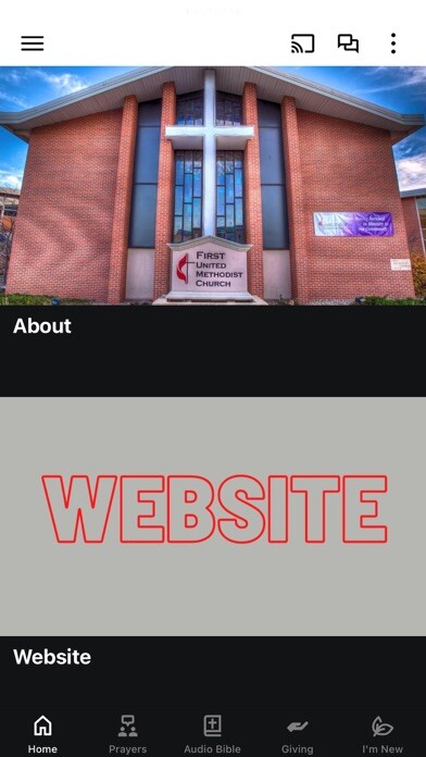 Emulate iPhone app FUMC (Rapid City) using MyAndroid Emulate iPhone app FUMC (Rapid City) using MyAndroid