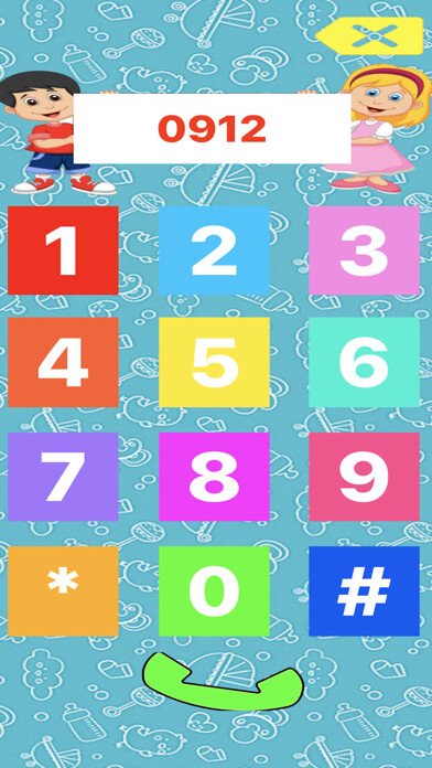 Emulate iPhone app Fun Baby Play Rhyme Toy  Phone using MyAndroid