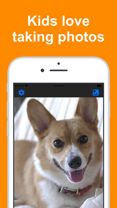 Emulate iPhone app Fun camera for kids using MyAndroid