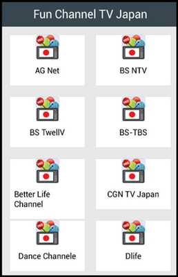 Emulate Android APK Fun Channel TV Japan