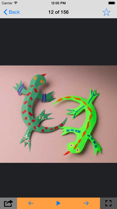 Emulate iPhone app Fun Craft Ideas using MyAndroid