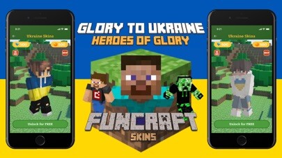 Emulate iPhone app FunCraft - Skins for MineCraft using MyAndroid