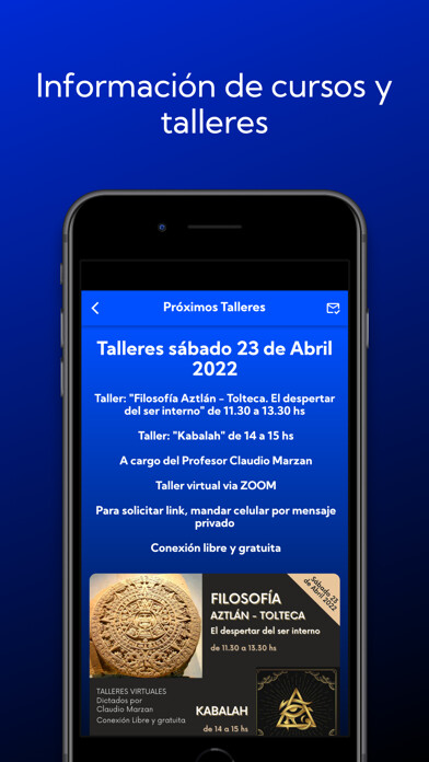 Emulate iPhone app Fundación Alfa Omega MC using MyAndroid