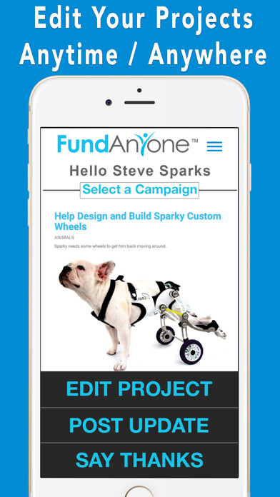 Emulate iPhone app FundAnyone using MyAndroid