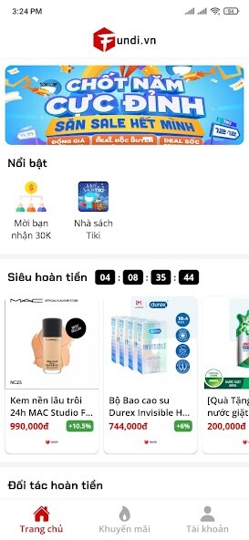 Run android online APK Fundi-Hoàn tiền không giới hạn from MyAndroid or emulate Fundi-Hoàn tiền không giới hạn using MyAndroid