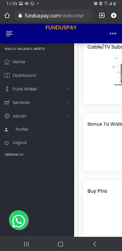 Run android online APK Funduspay from MyAndroid or emulate Funduspay using MyAndroid