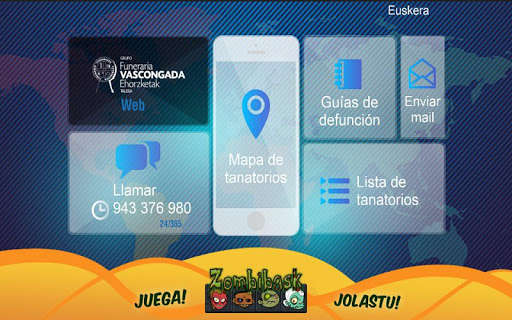 Emulate Android APK Funeraria Vascongada Zombibask