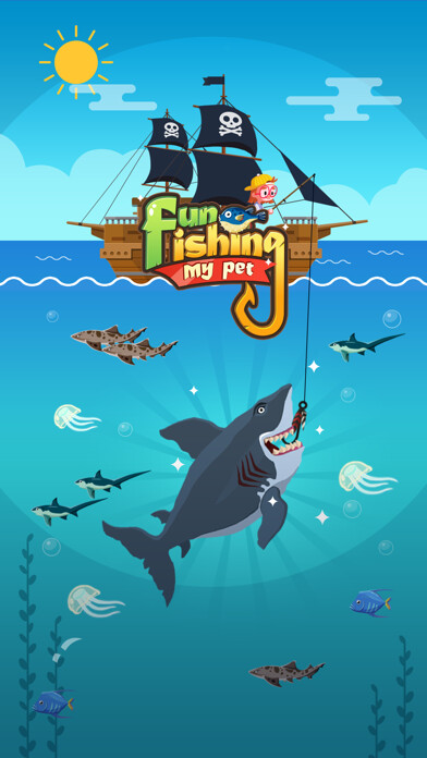 Emulate iPhone app Fun Fishing: My Pet using MyAndroid