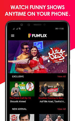 Run android online APK Funflix from MyAndroid or emulate Funflix using MyAndroid