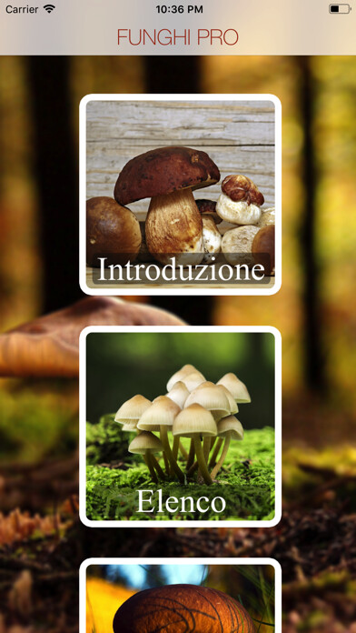 Emulate iPhone app Funghi PRO using MyAndroid