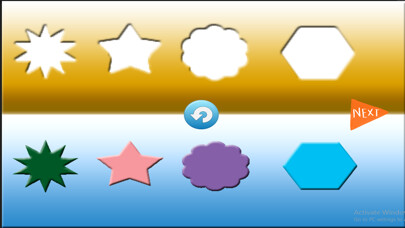 Emulate iPhone app Fun Learning Preschool Shapes for Toddlers using MyAndroid
