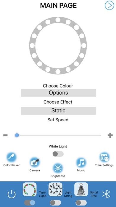 Emulate iPhone app FunLights using MyAndroid