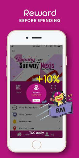 Run android online APK Funmaii Cashless Fun Rewarding from MyAndroid or emulate Funmaii Cashless Fun Rewarding using MyAndroid