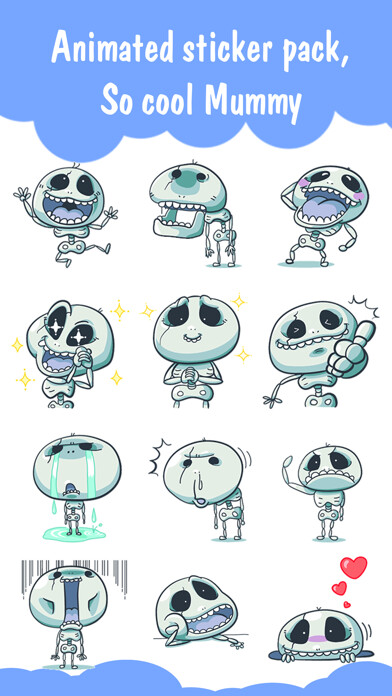 Emulate iPhone app Funniest Mummy Animate Sticker using MyAndroid Emulate iPhone app Funniest Mummy Animate Sticker using MyAndroid