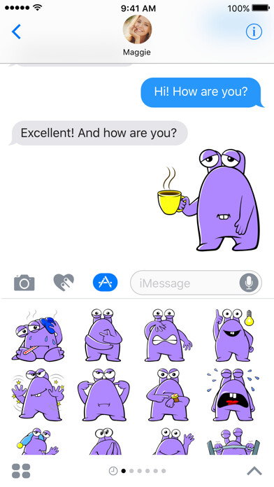 Emulate iPhone app Funny Alien (Frim) using MyAndroid