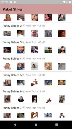 Run android online APK Funny Babies Stickers Animated - wastickerapp new from MyAndroid or emulate Funny Babies Stickers Animated - wastickerapp new using MyAndroid