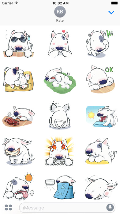 Emulate iPhone app Funny Bull - Cute dog stickers for iMessage using MyAndroid Emulate iPhone app Funny Bull - Cute dog stickers for iMessage using MyAndroid