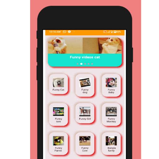 Run android online APK Funnycats : tom and dog videos from MyAndroid or emulate Funnycats : tom and dog videos using MyAndroid