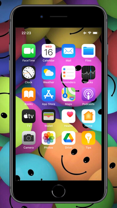 Emulate iPhone app Funny Emoji Wallpapers & Sad using MyAndroid