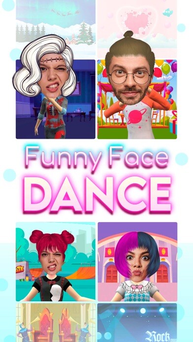 Emulate iPhone app Funny Face Dance – 3D Videos using MyAndroid