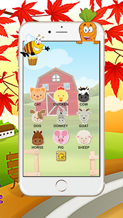 Emulate iPhone app Funny Farm Animals with Phonics for Kids using MyAndroid Emulate iPhone app Funny Farm Animals with Phonics for Kids using MyAndroid