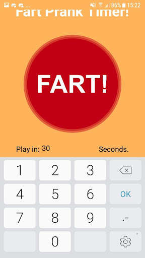 Run android online APK Funny FART Timer Prank from MyAndroid or emulate Funny FART Timer Prank using MyAndroid
