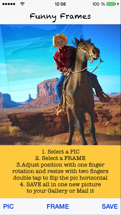 Emulate iPhone app Funny Frames using MyAndroid Emulate iPhone app Funny Frames using MyAndroid