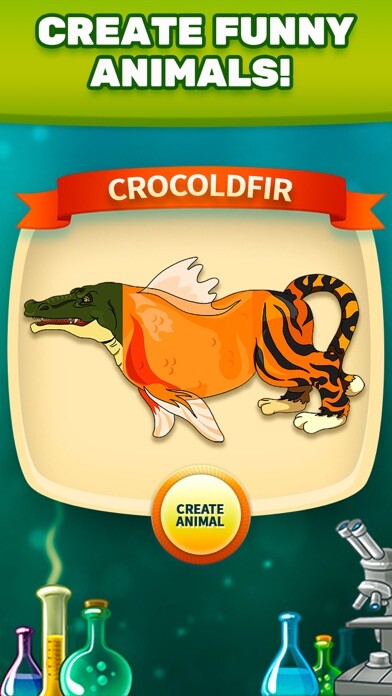 Emulate iPhone app Funny geneticist: zoo mutants using MyAndroid