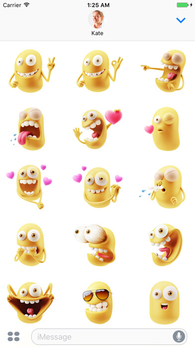 Emulate iPhone app Funny Head - Stickers for iMessage using MyAndroid Emulate iPhone app Funny Head - Stickers for iMessage using MyAndroid