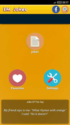 Run android online APK Funny Jokes and Humour from MyAndroid or emulate Funny Jokes and Humour using MyAndroid