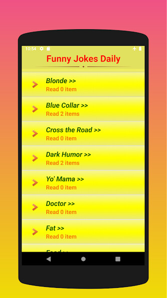 Run android online APK Funny Jokes Daily from MyAndroid or emulate Funny Jokes Daily using MyAndroid