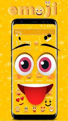 Emulate Android APK Funny Laugh emoji Face Theme