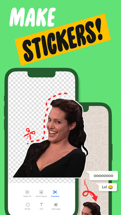 Emulate iPhone app Funny Memes And Sticker Maker using MyAndroid