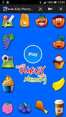 Emulate Android APK funny memory game for kids Emulate Android APK funny memory game for kids