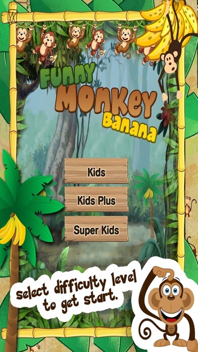 Emulate iPhone app Funny Monkey - The Banana Hunt using MyAndroid