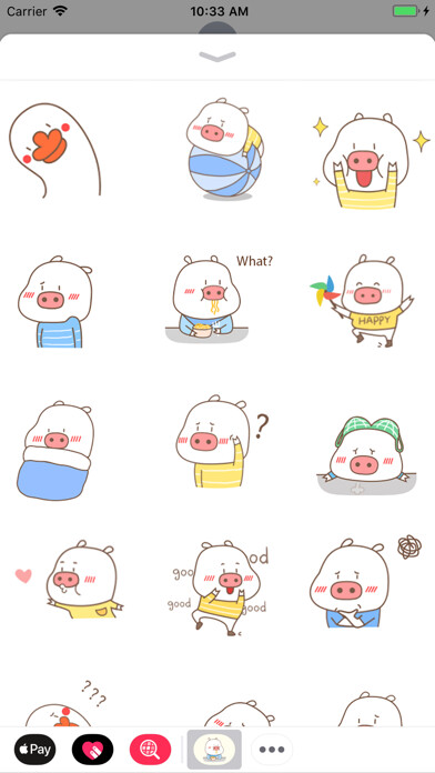 Emulate iPhone app Funny Piglet Animated Stickers using MyAndroid Emulate iPhone app Funny Piglet Animated Stickers using MyAndroid