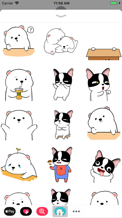 Emulate iPhone app Funny Polar Bear and Bulldog using MyAndroid