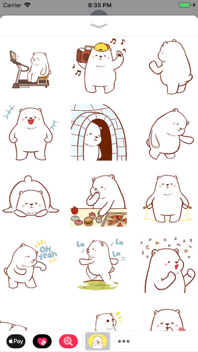 Emulate iPhone app Funny Polar Bear Animated using MyAndroid Emulate iPhone app Funny Polar Bear Animated using MyAndroid