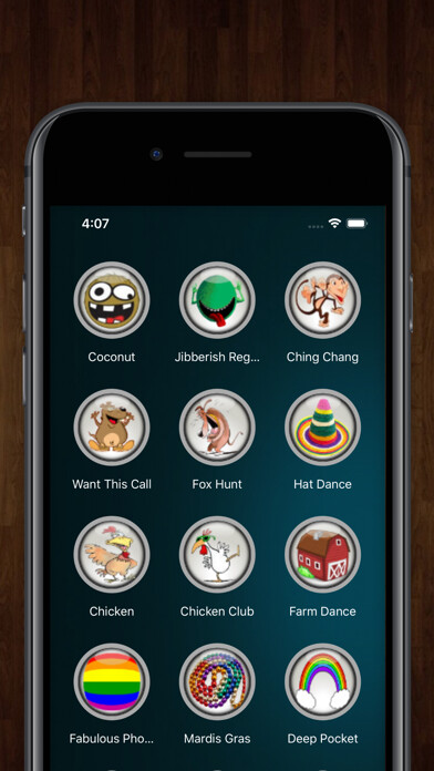 Emulate iPhone app Funny Ringtones Plus using MyAndroid