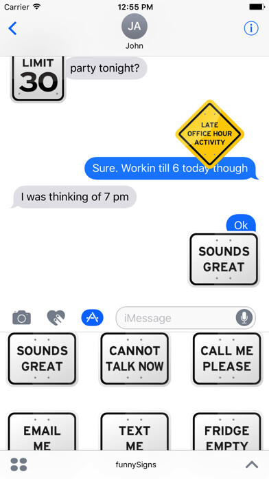 Emulate iPhone app Funny Road Signs USA (Glossy) using MyAndroid Emulate iPhone app Funny Road Signs USA (Glossy) using MyAndroid