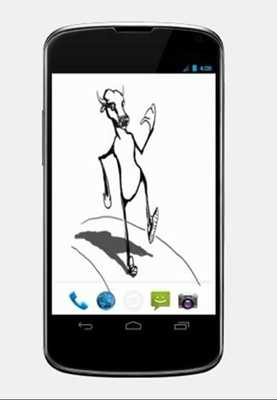 Emulate Android APK Funny running bull wallpaper
