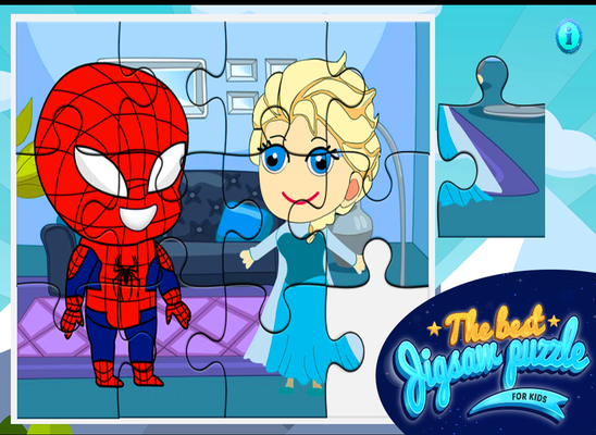 Emulate Android APK Funny Superheroes Kids Puzzle